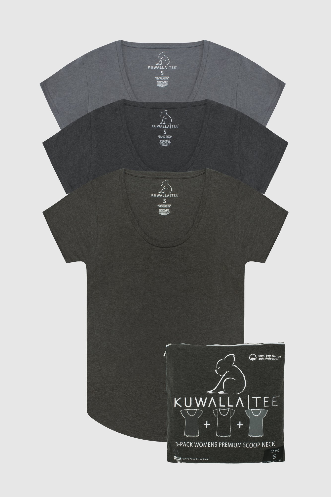 WOMEN'S PACK OF 3 T-SHIRTS