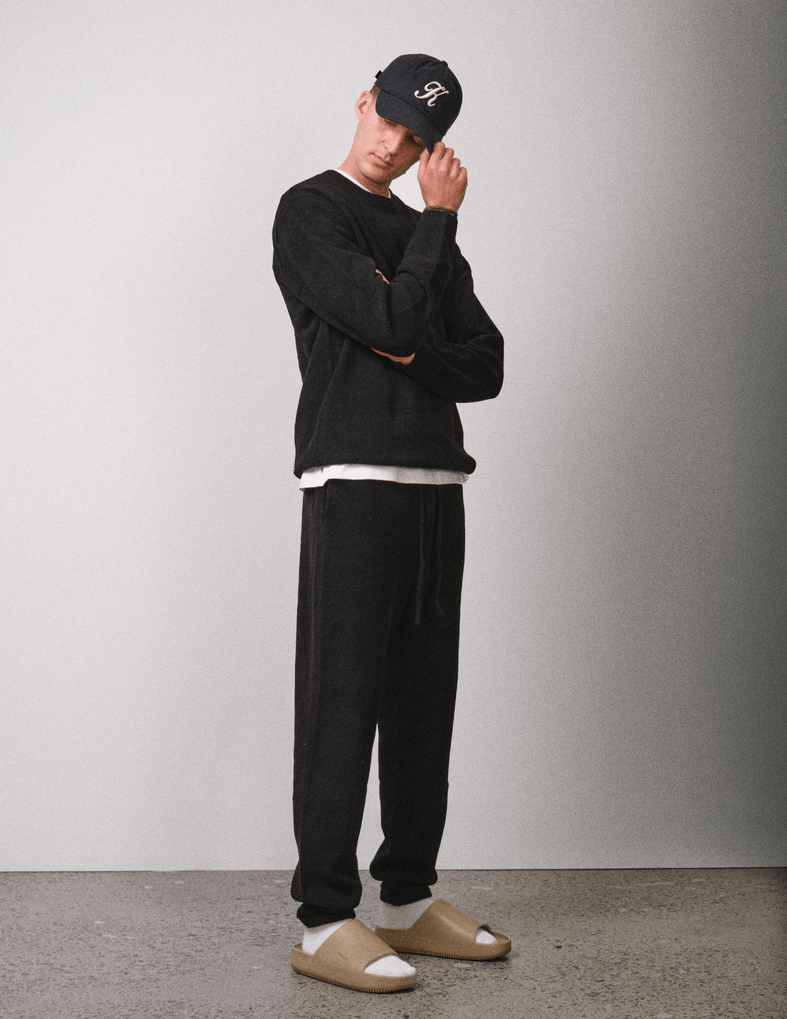 Textured Knit Sweatpant