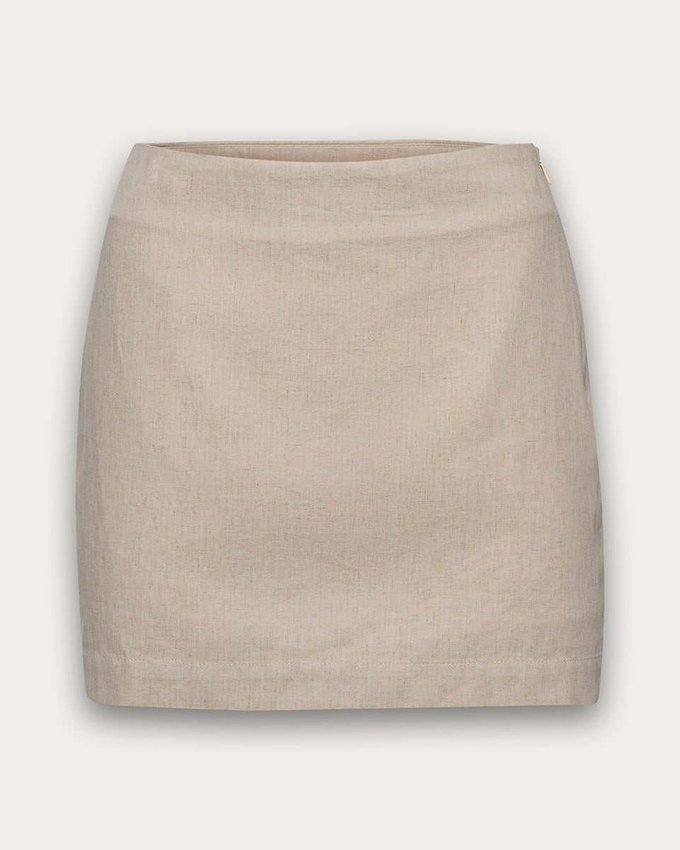 Elsa Linen Skirt (Built-in-short)