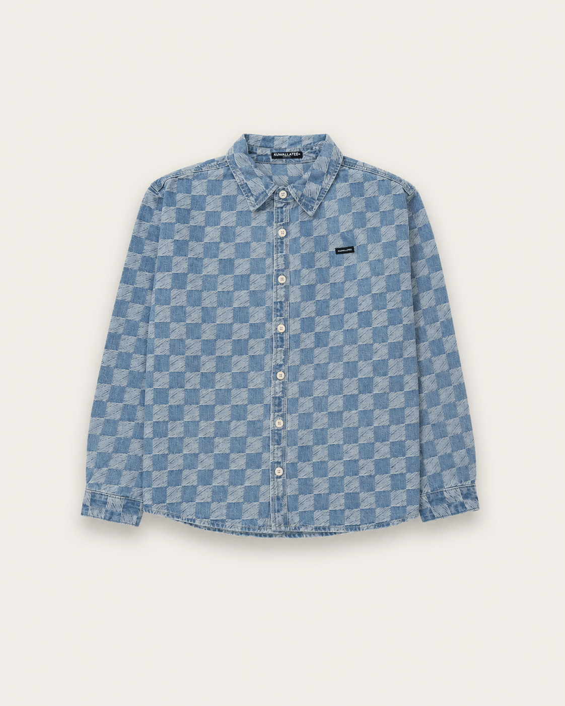 Checkered Denim Shirt