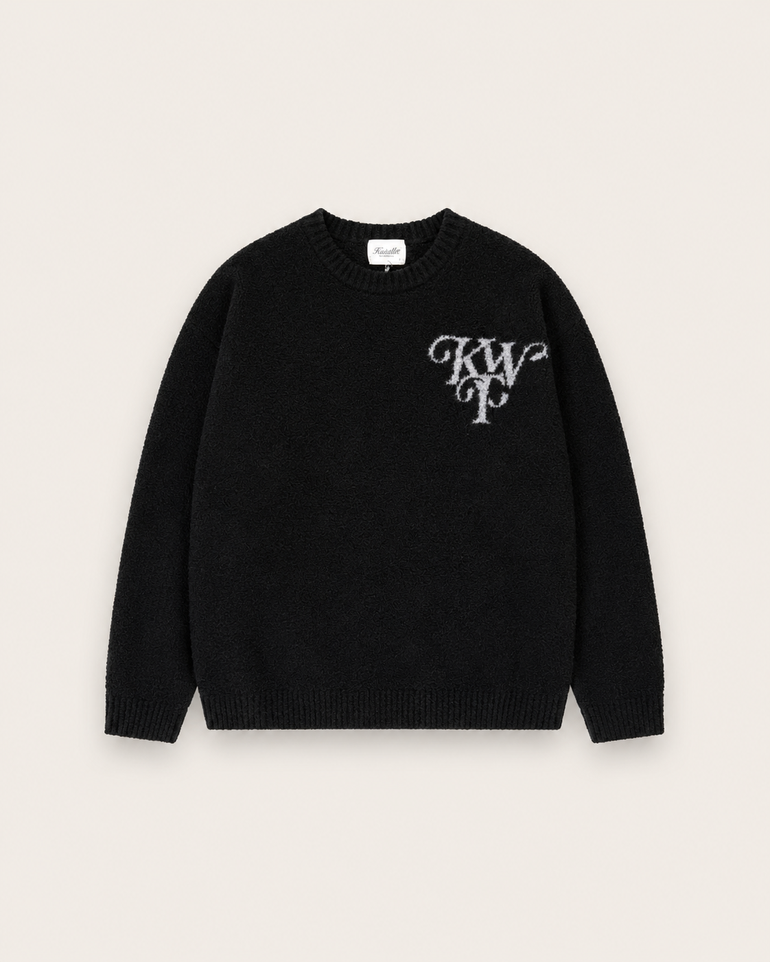 Monogram Knit Crew