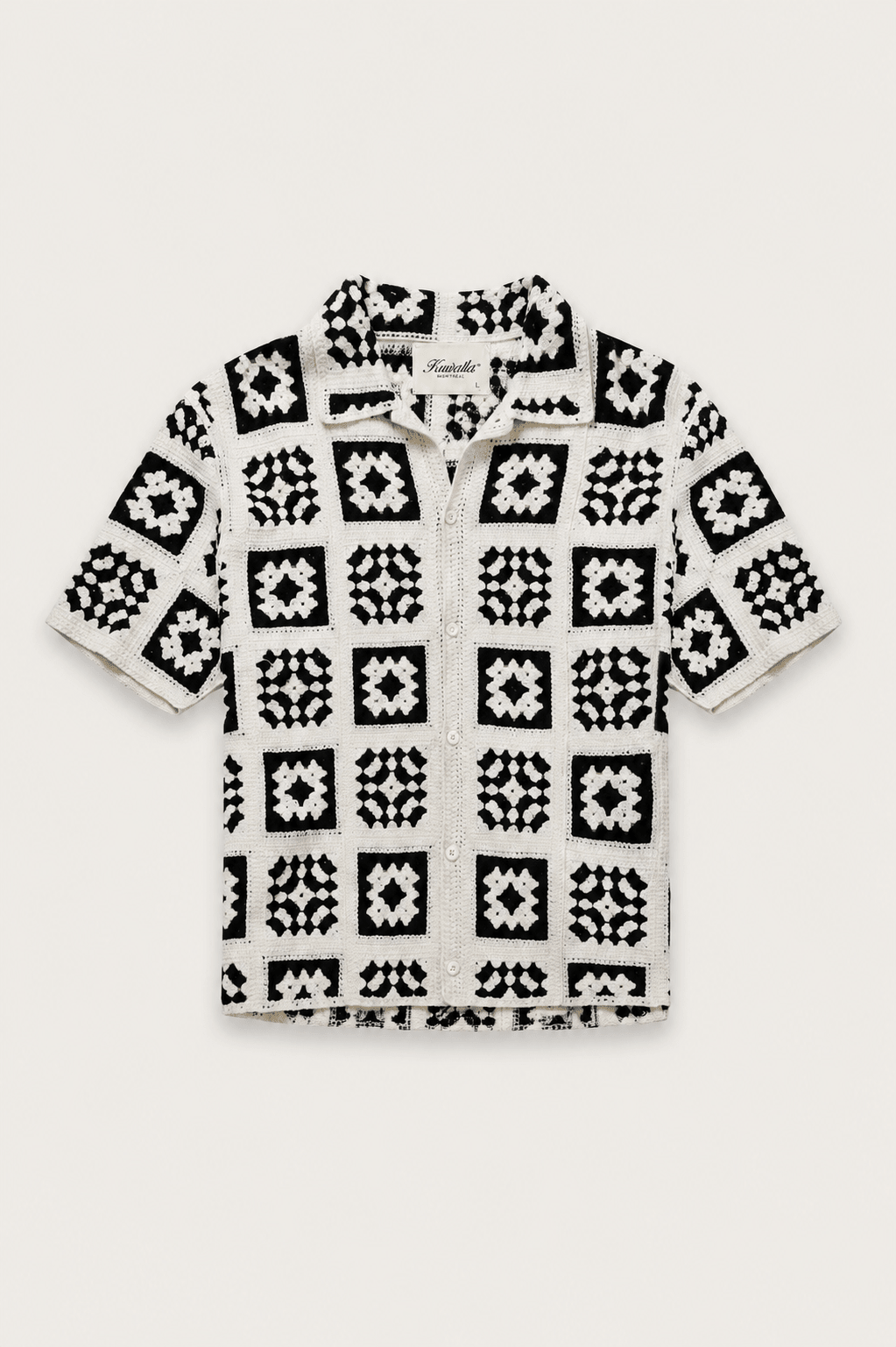Chemise matelassée tricotée