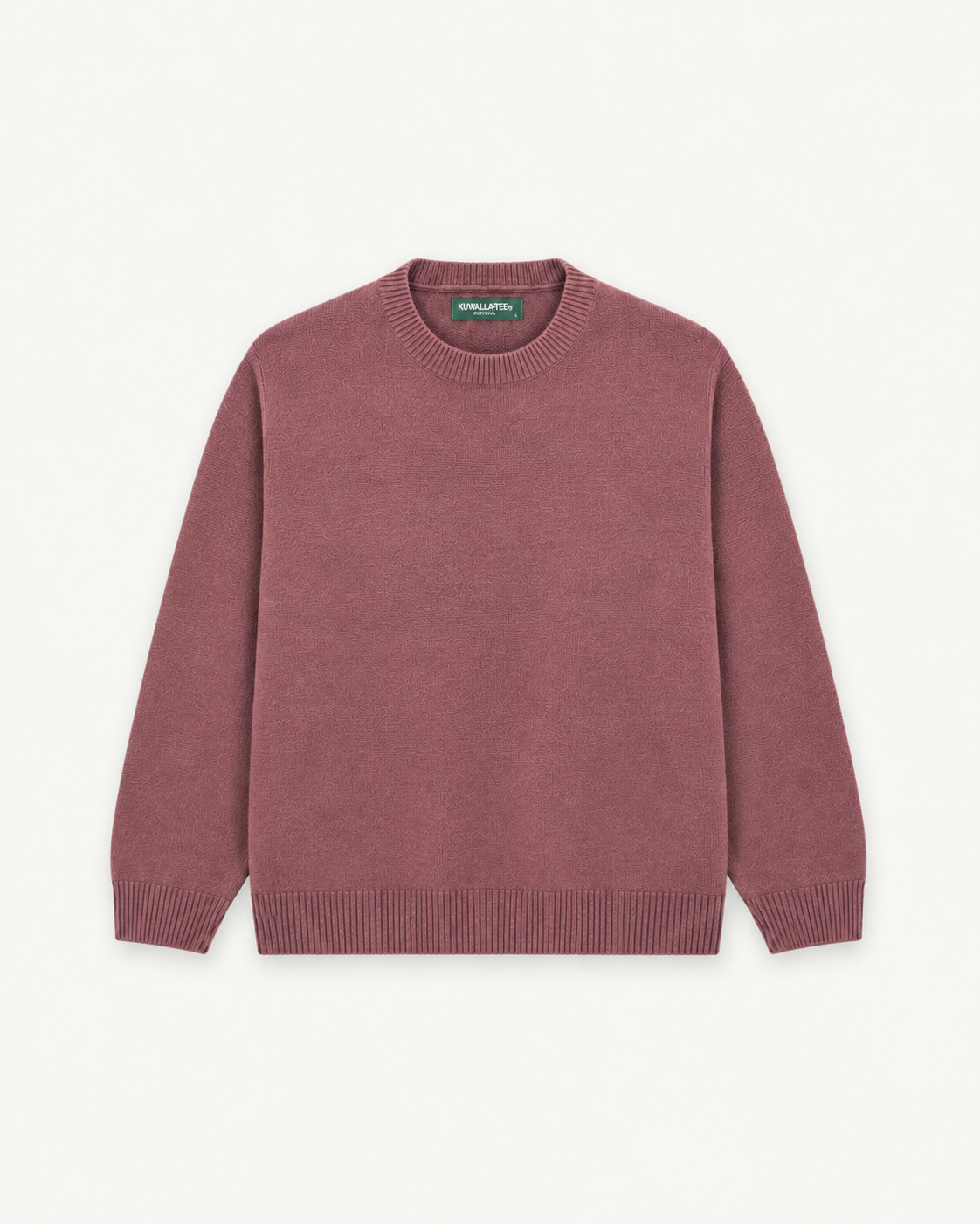 Textured Knit Crew