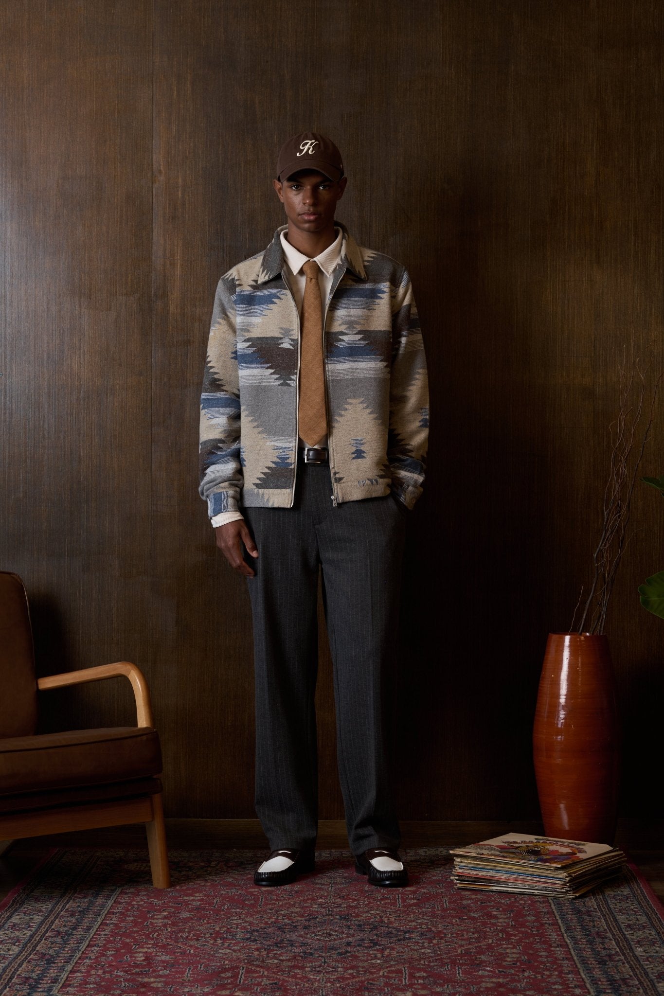 Pinstripe Ponti Trouser