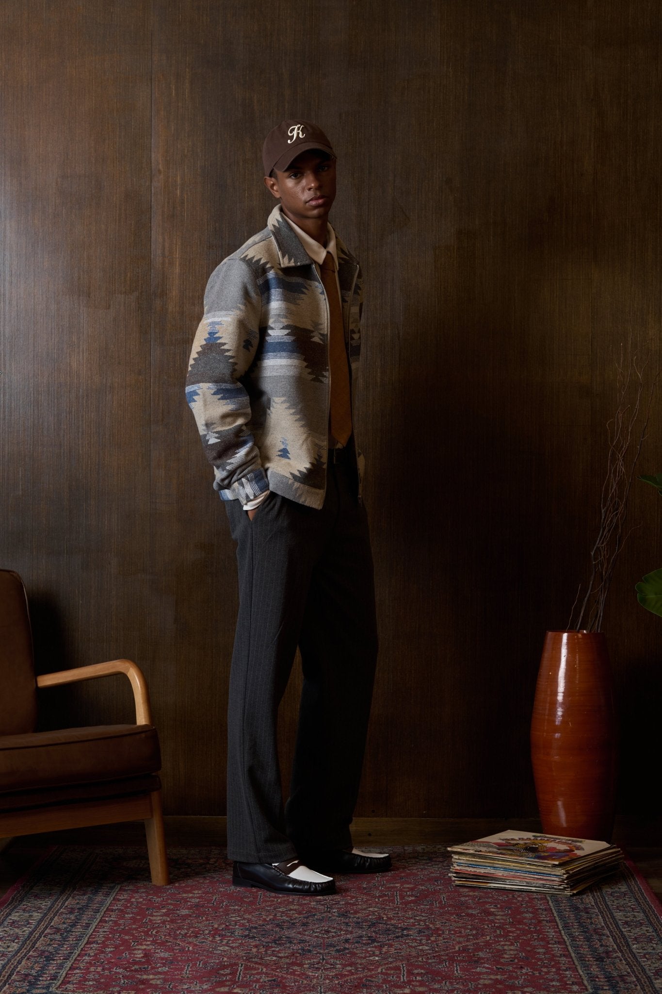 Pinstripe Ponti Trouser