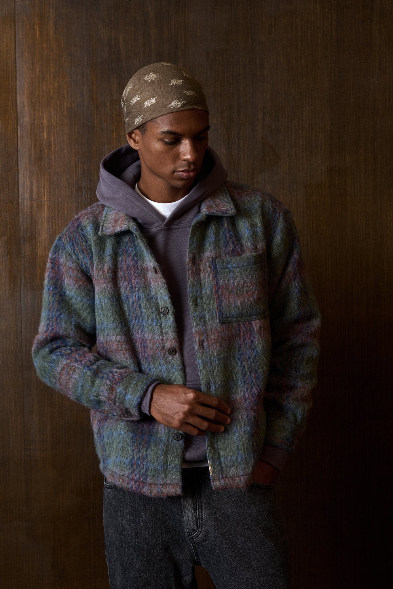 Faux Mohair Shirt
