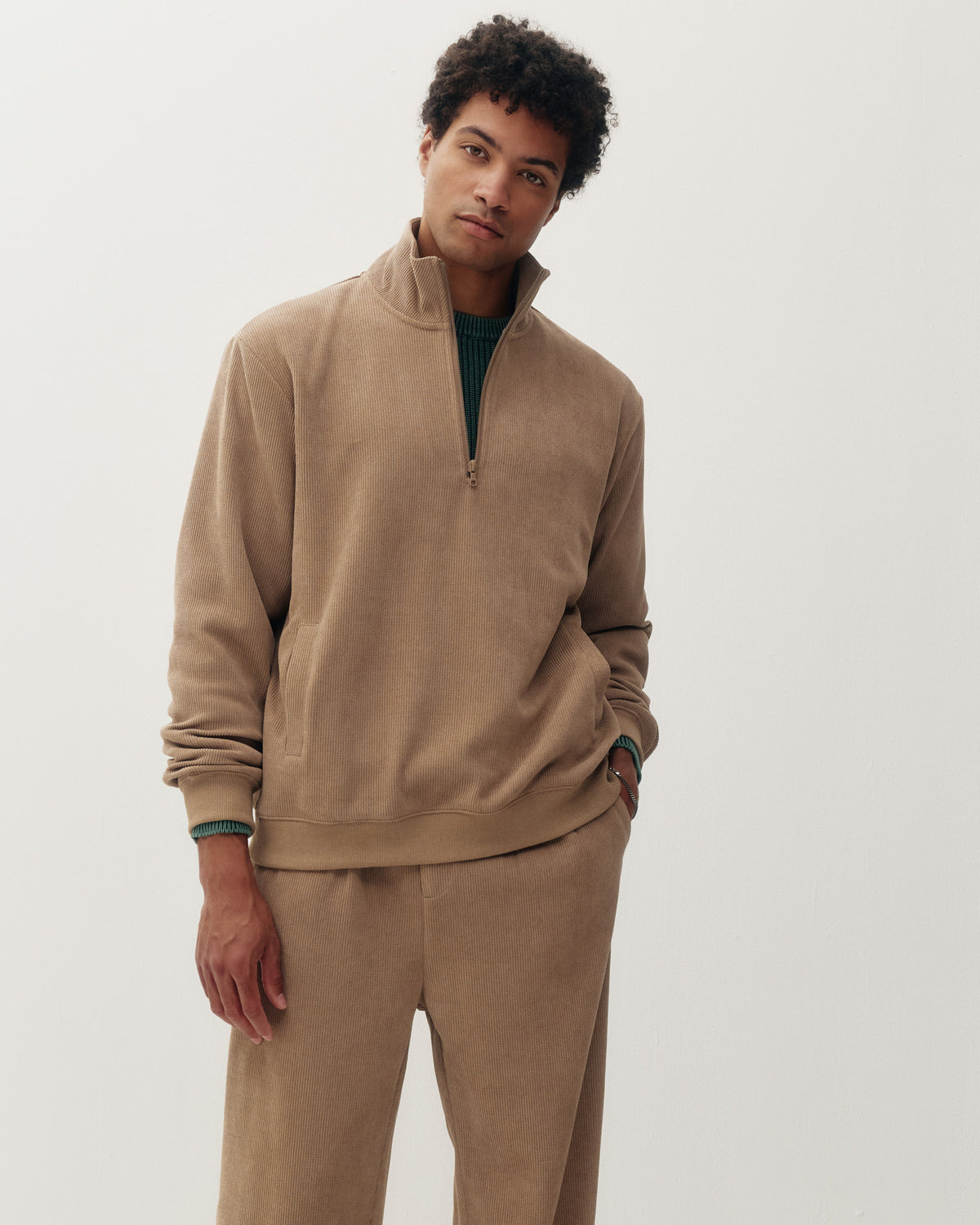 Chenille 1/4 ZIp