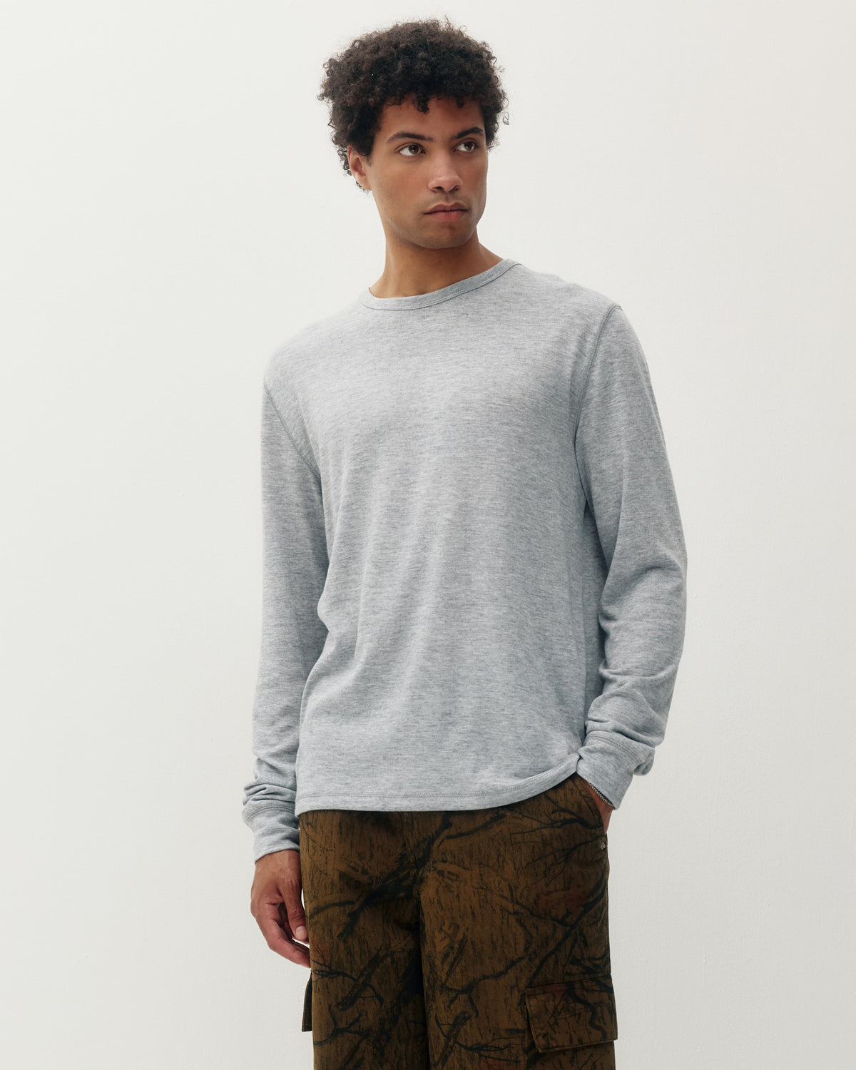 Heathered Thermal LS