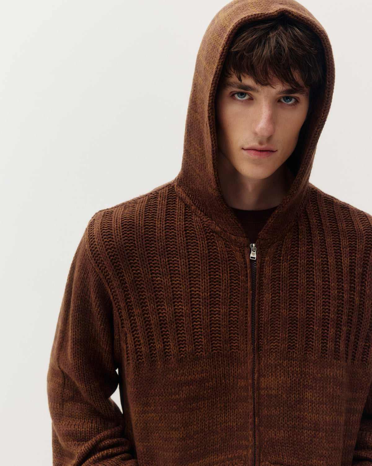 Knitted Zip Hoodie