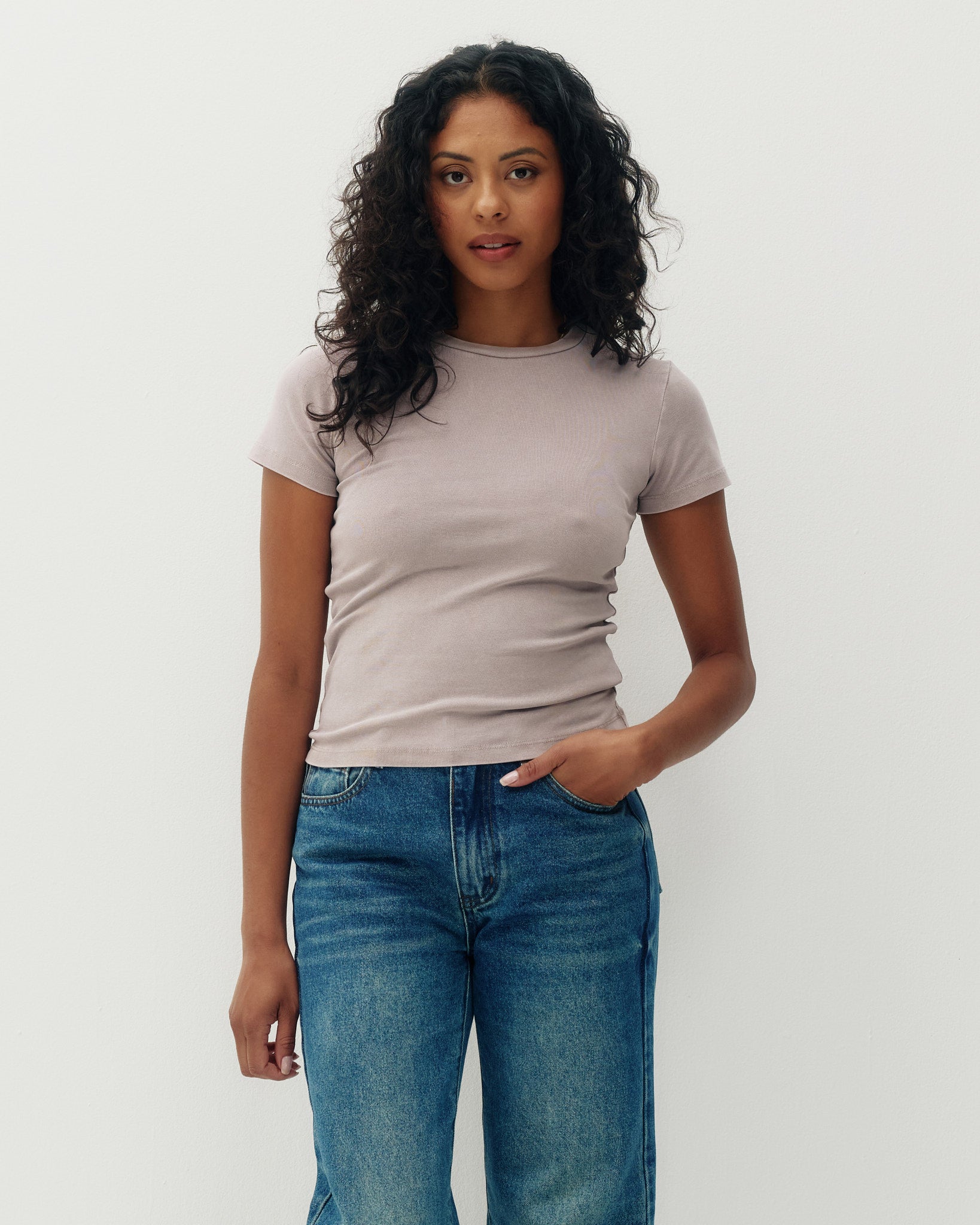 Micro Rib Tee