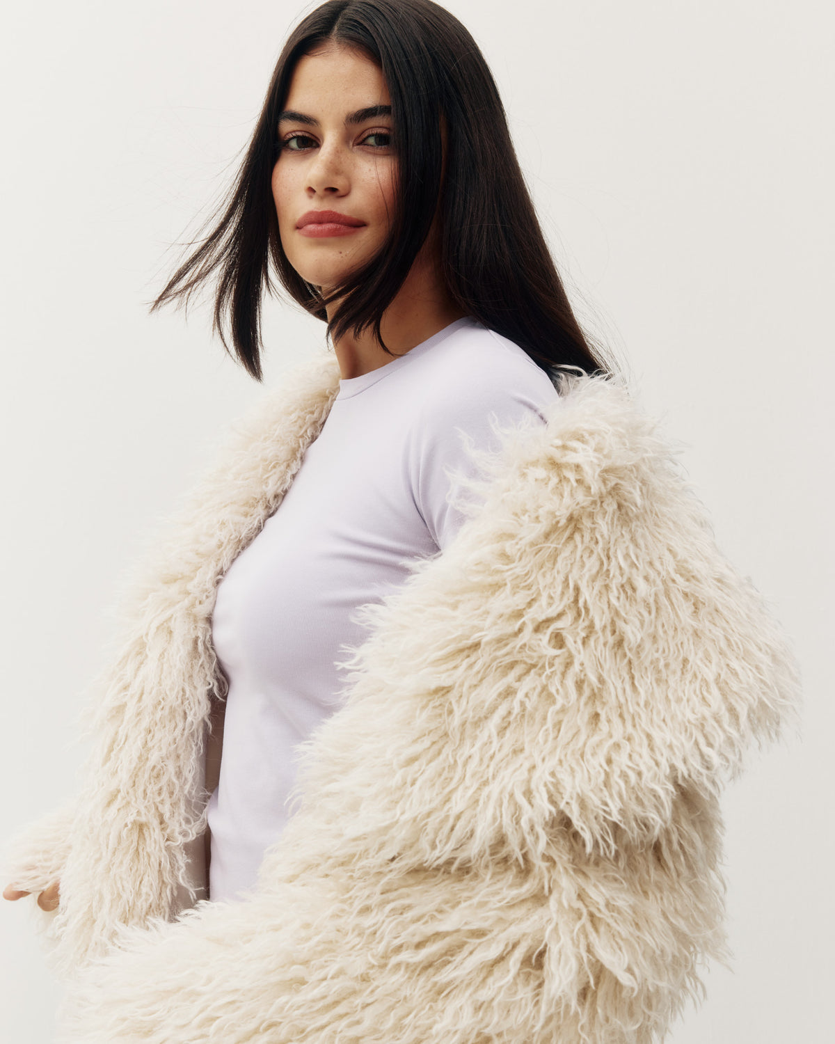 Neige Fuzzy Coat