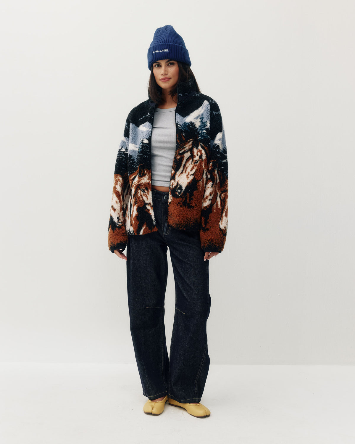Printed Sherpa Fleece