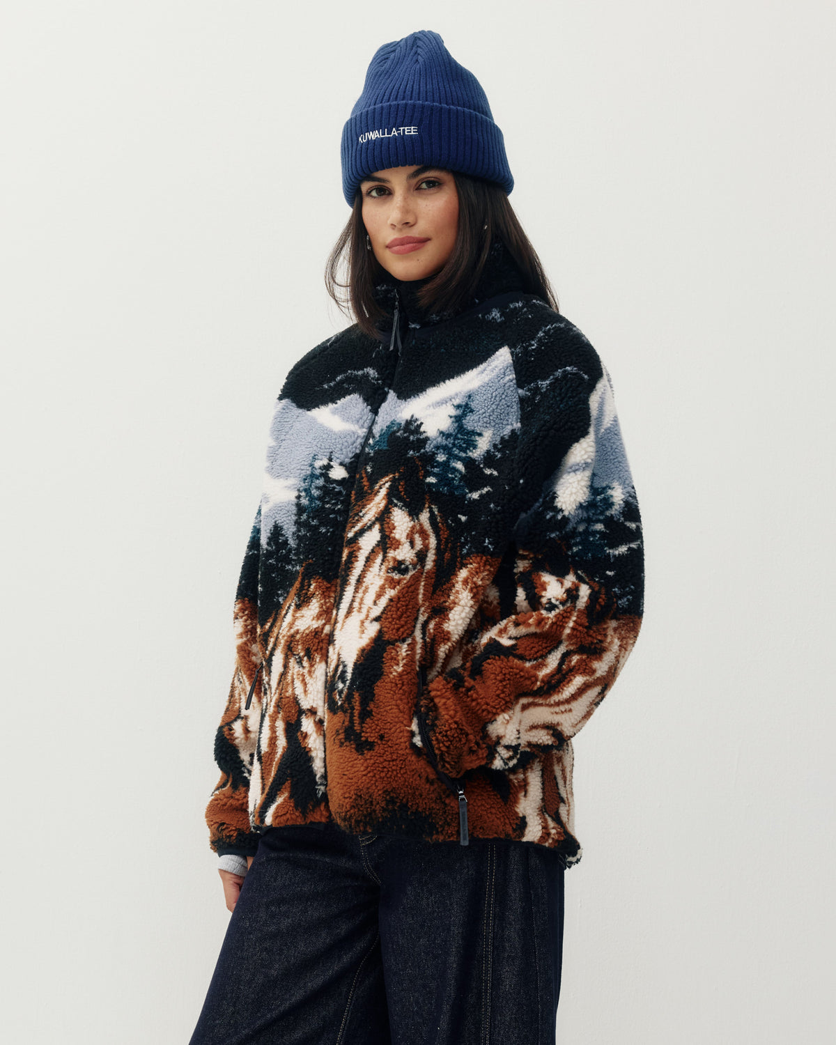 Printed Sherpa Fleece