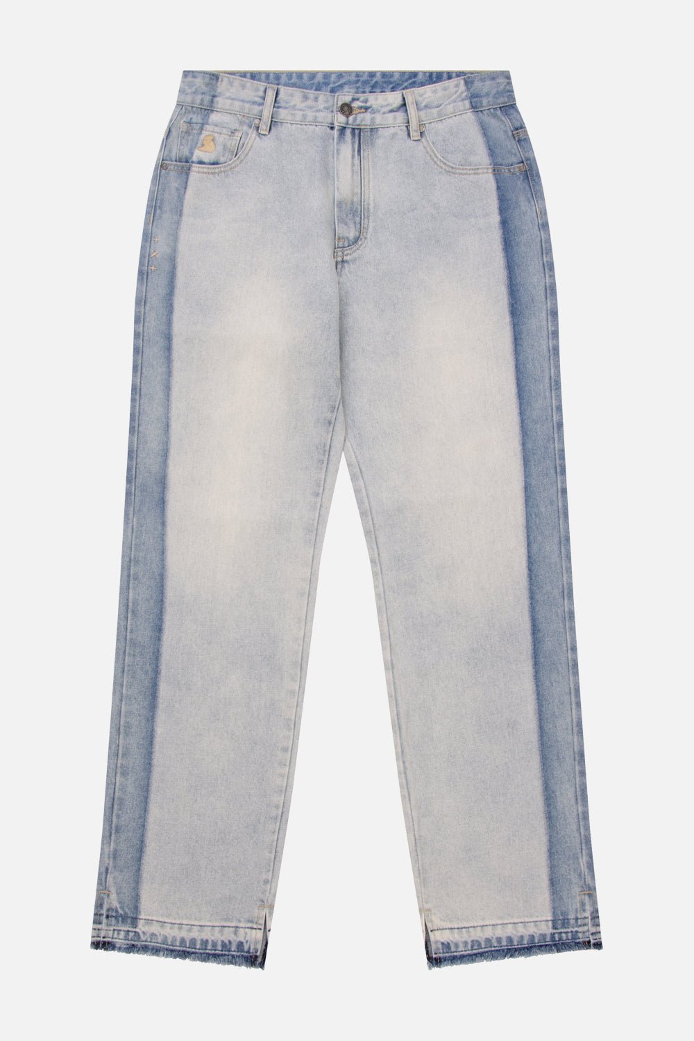 Raw Edge Loose Denim