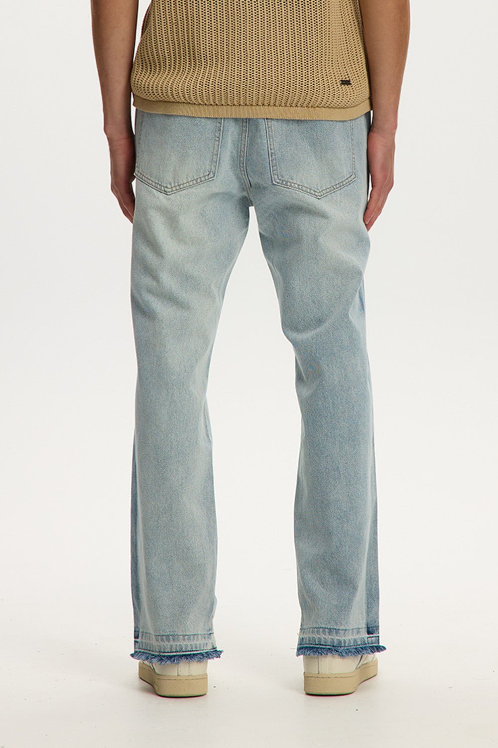 Raw Edge Loose Denim