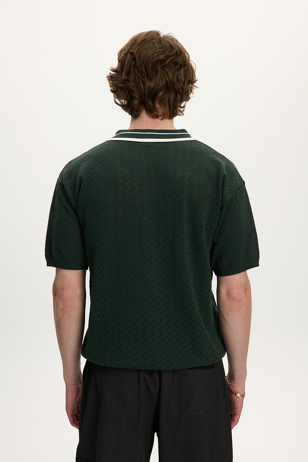 Knit Zip Polo Unisex