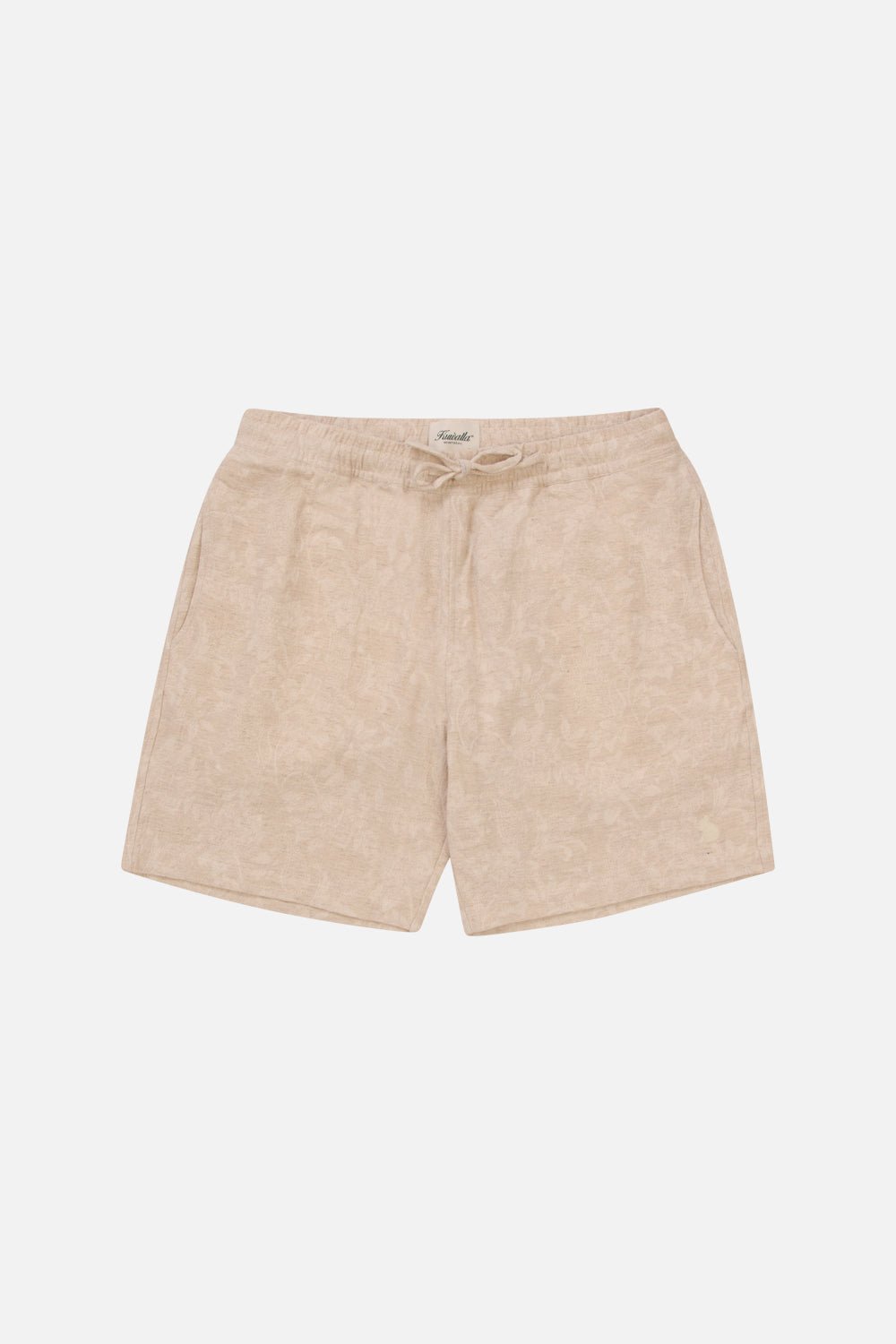 Jacquared Linen Short