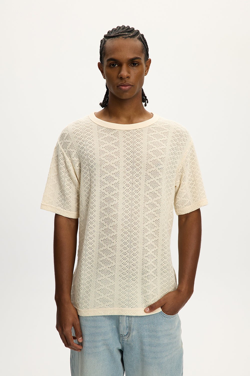 Crochet Jersey Tee