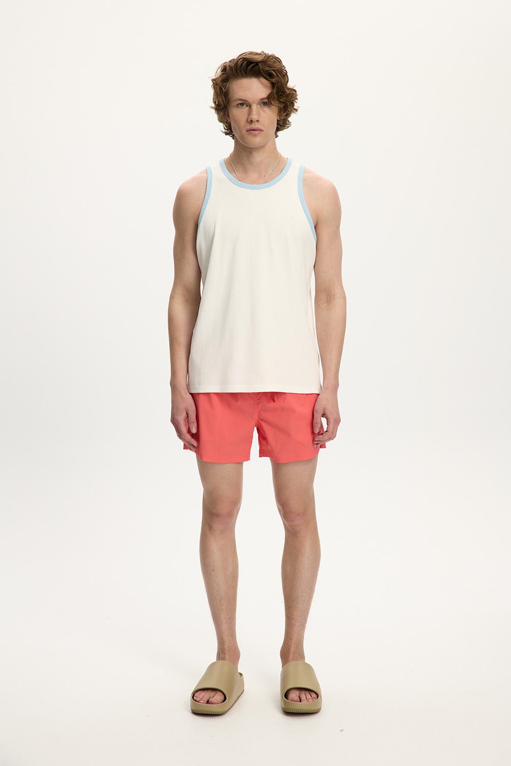 Contrast Essential Rib Tank Top