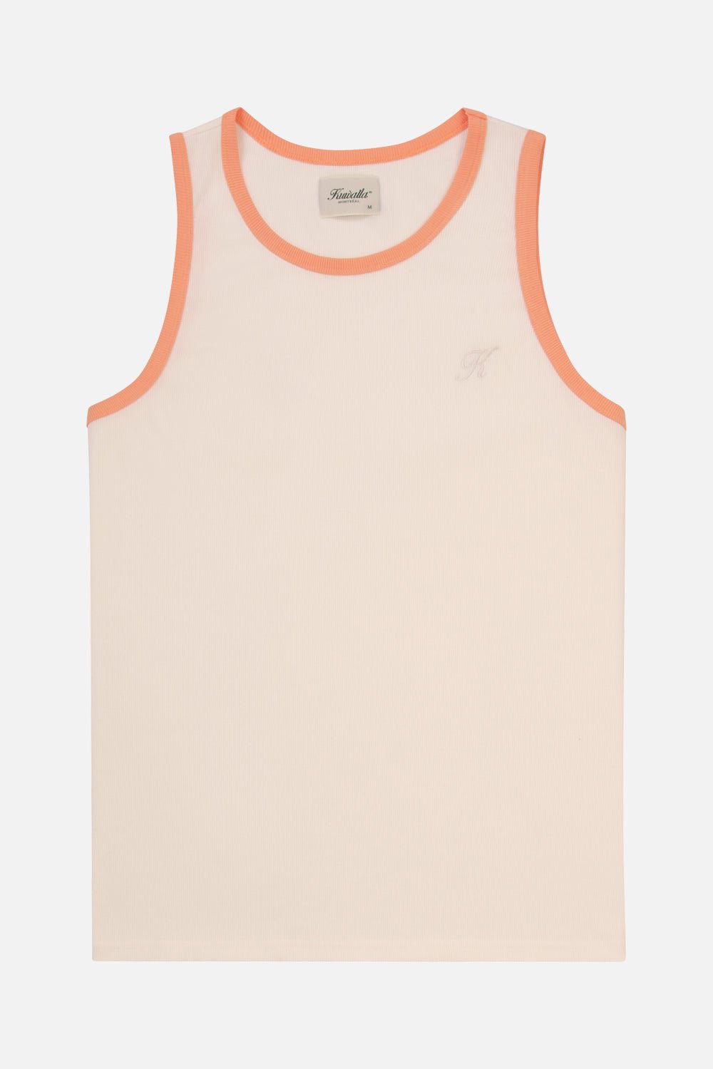 Contrast Essential Rib Tank Top