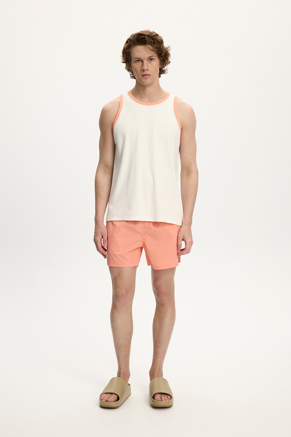 Contrast Essential Rib Tank Top
