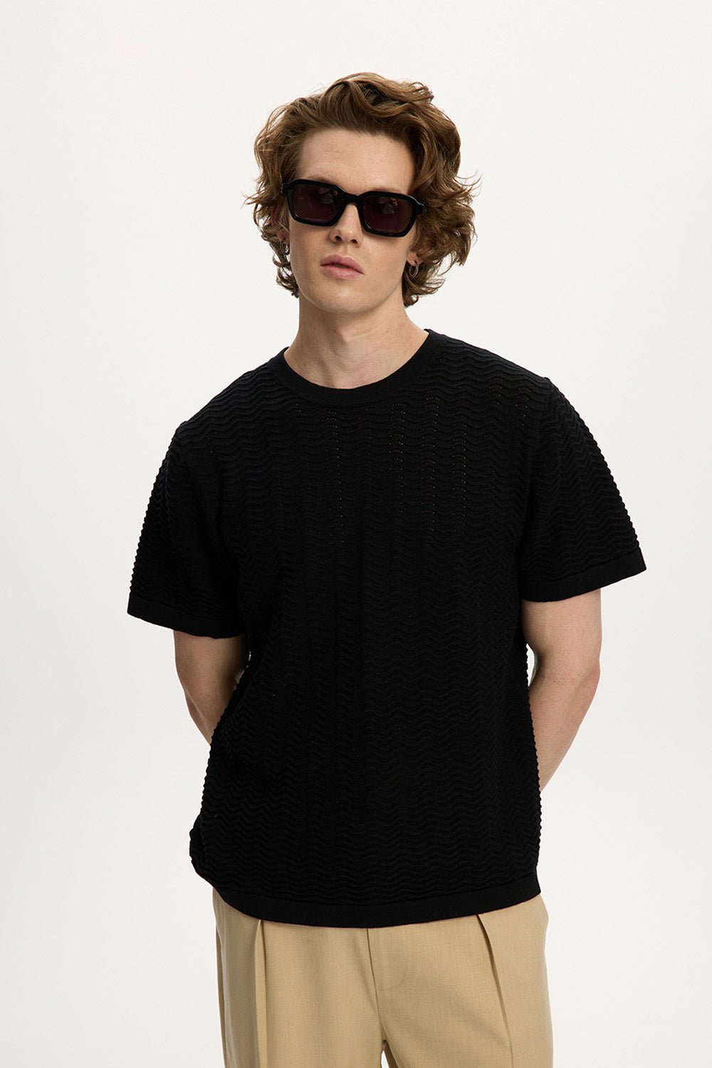 Wave Knit Tee