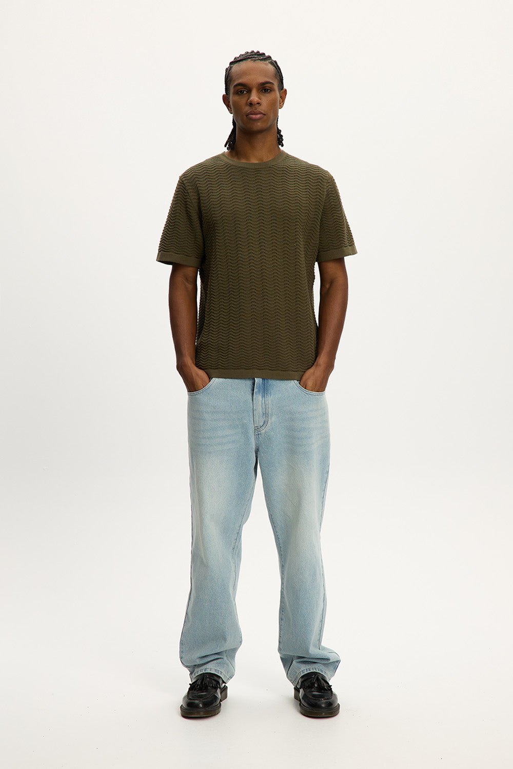 Wave Knit Tee