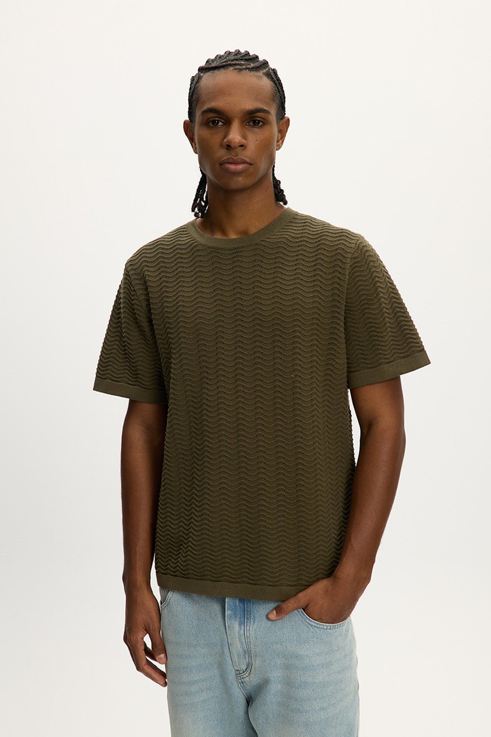 Wave Knit Tee