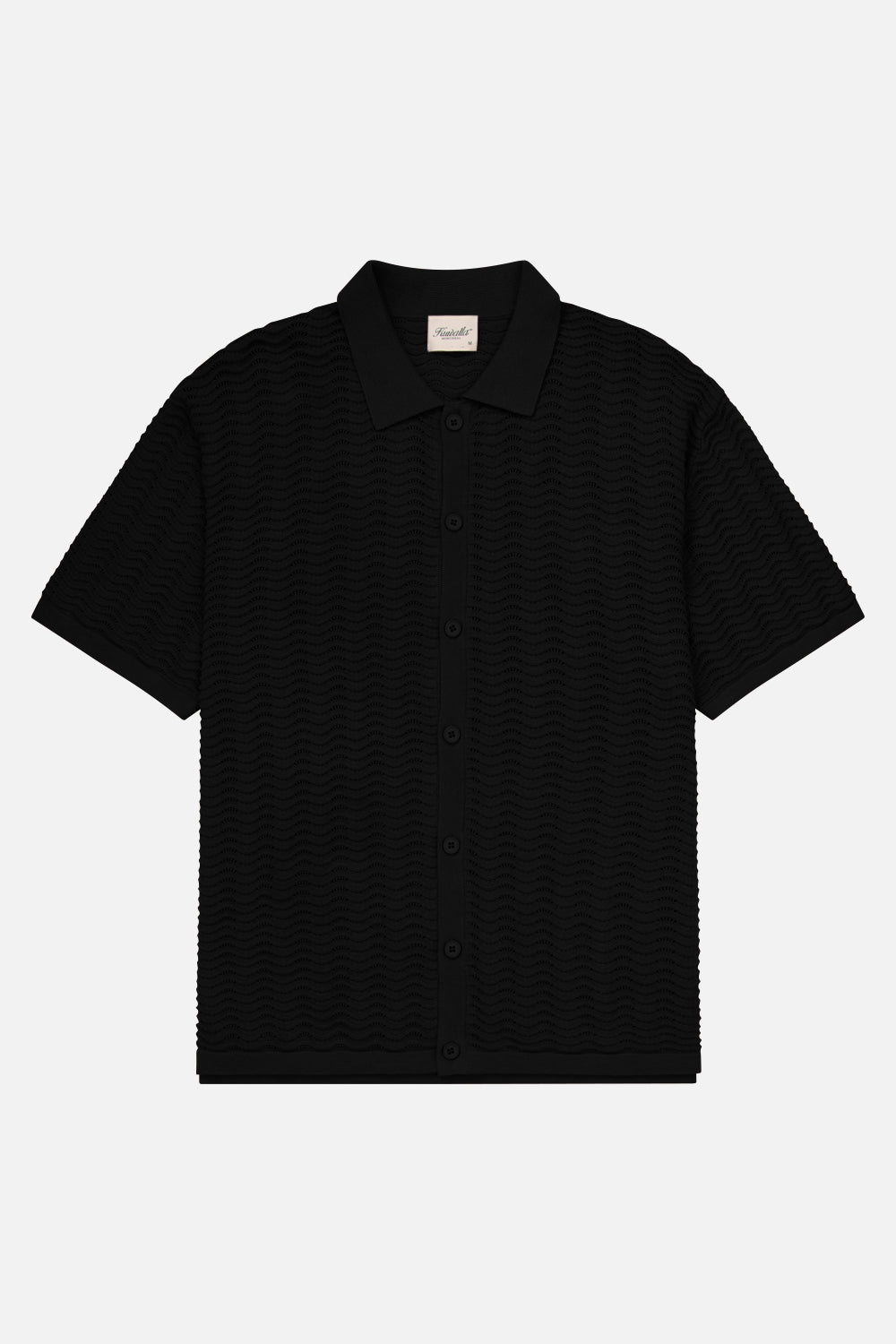 Wave Knit Polo Shirt