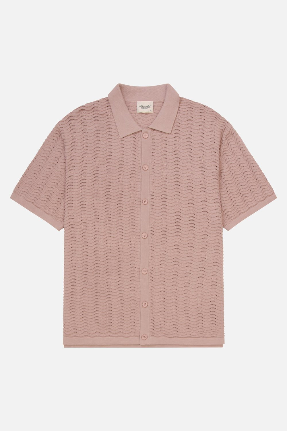 Wave Knit Polo Shirt