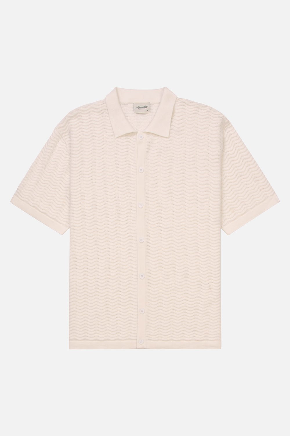 Wave Knit Polo Shirt