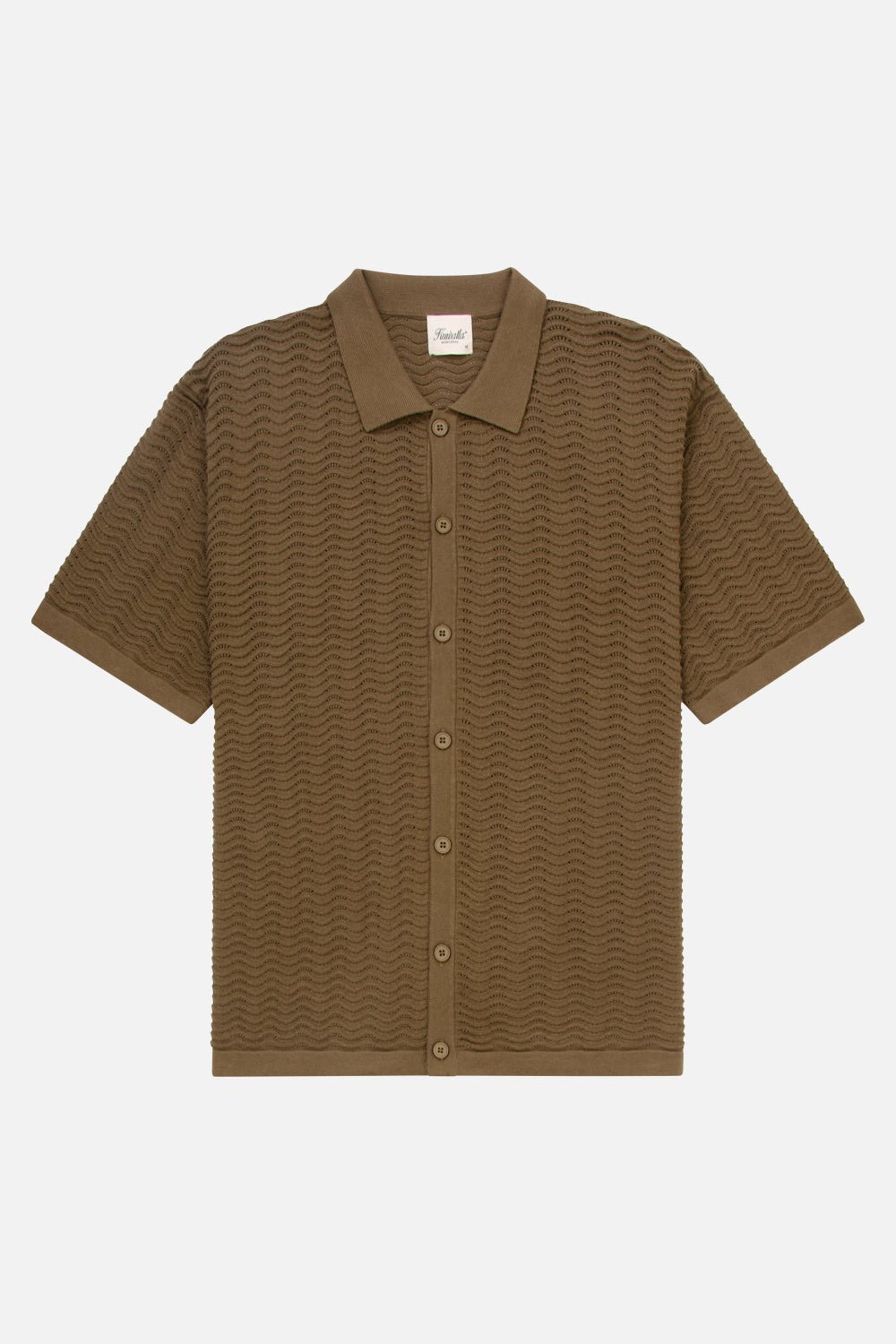 Wave Knit Polo Shirt