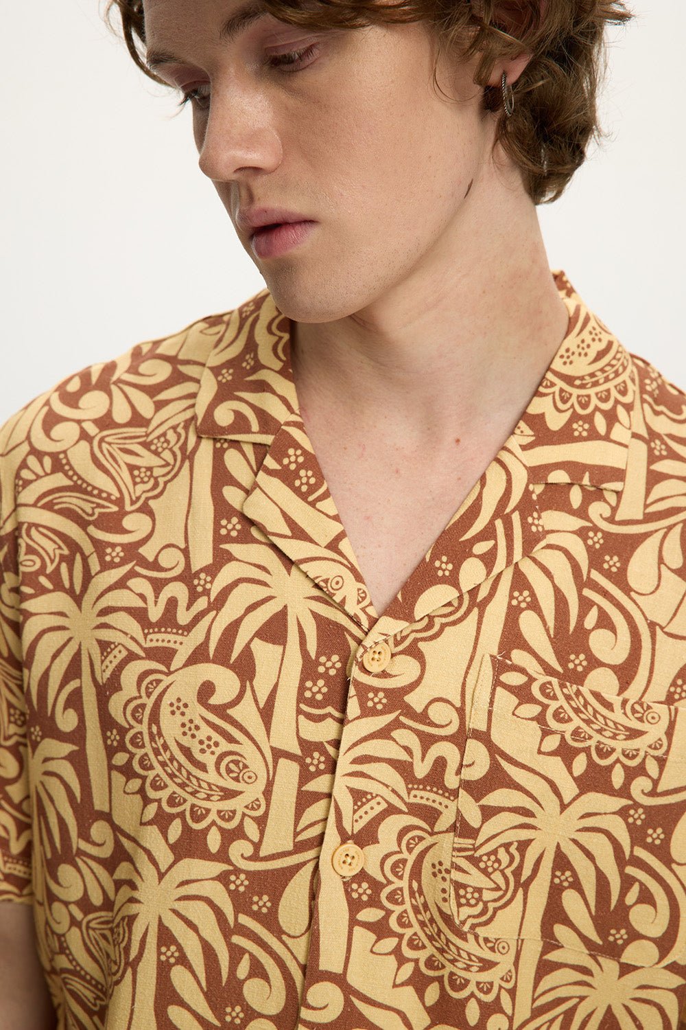Linen Printed Yacht Shirt 2.0