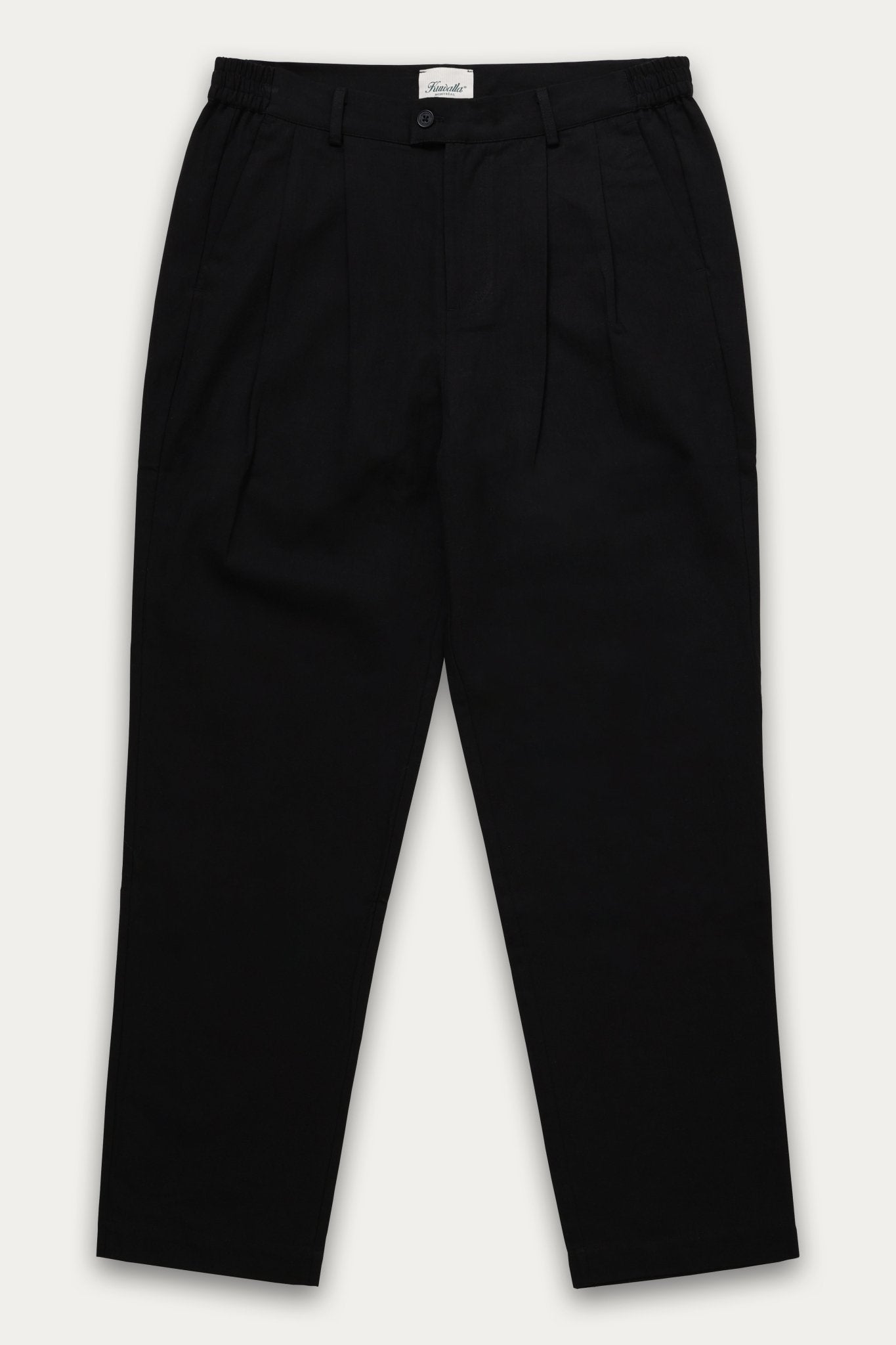 Linen Double Pleated