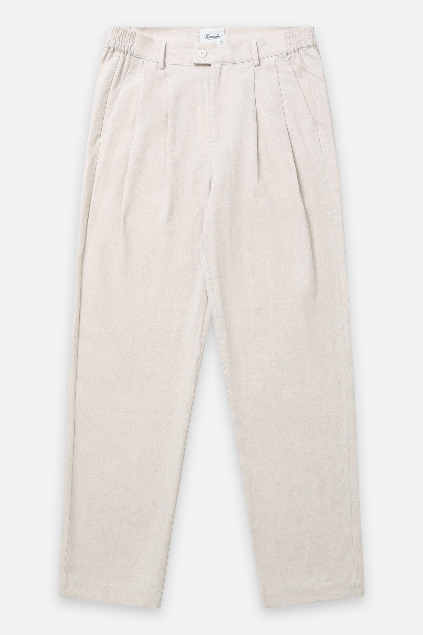 Linen Double Pleated