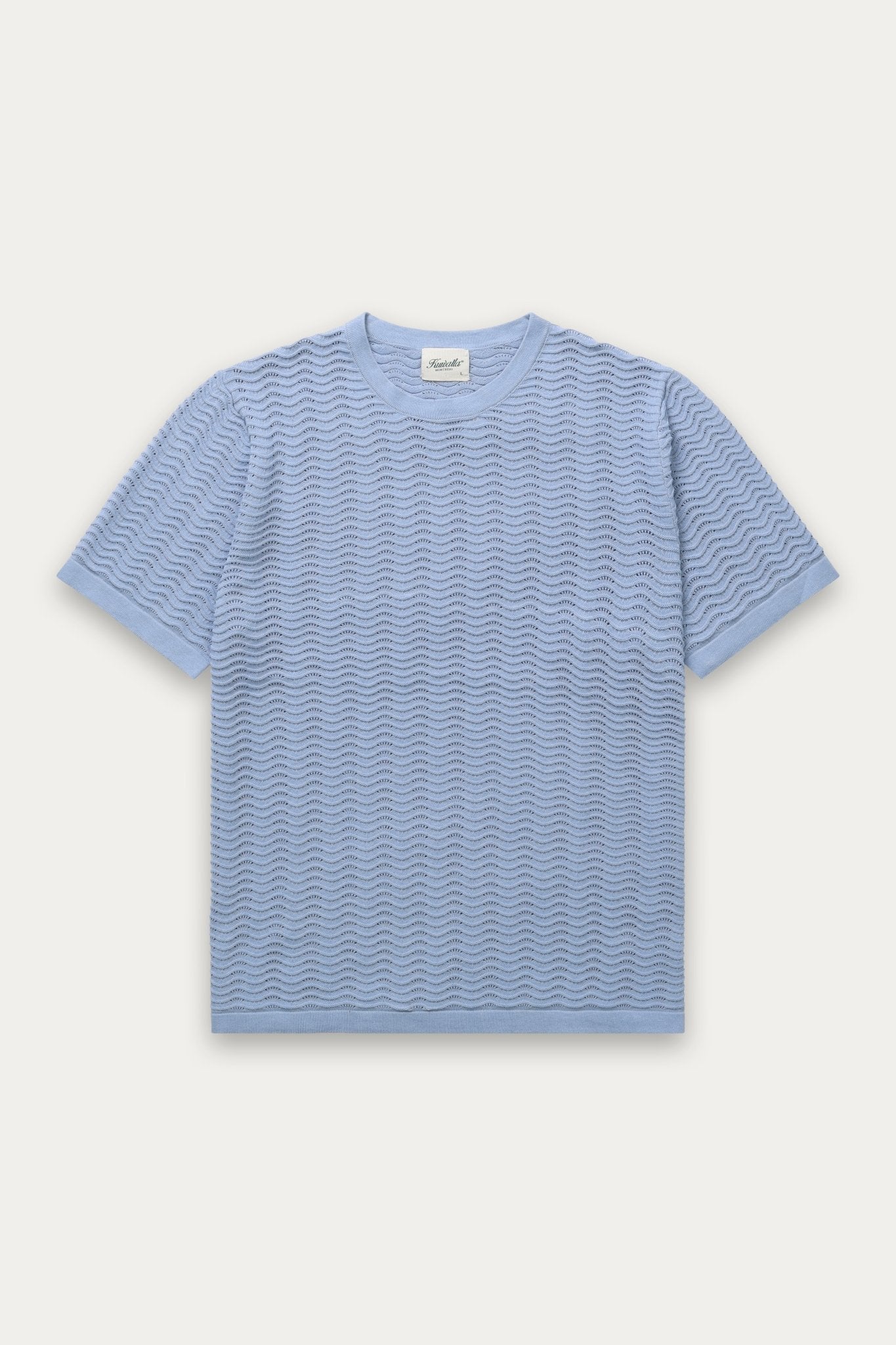 T-shirt en maille ondulée
