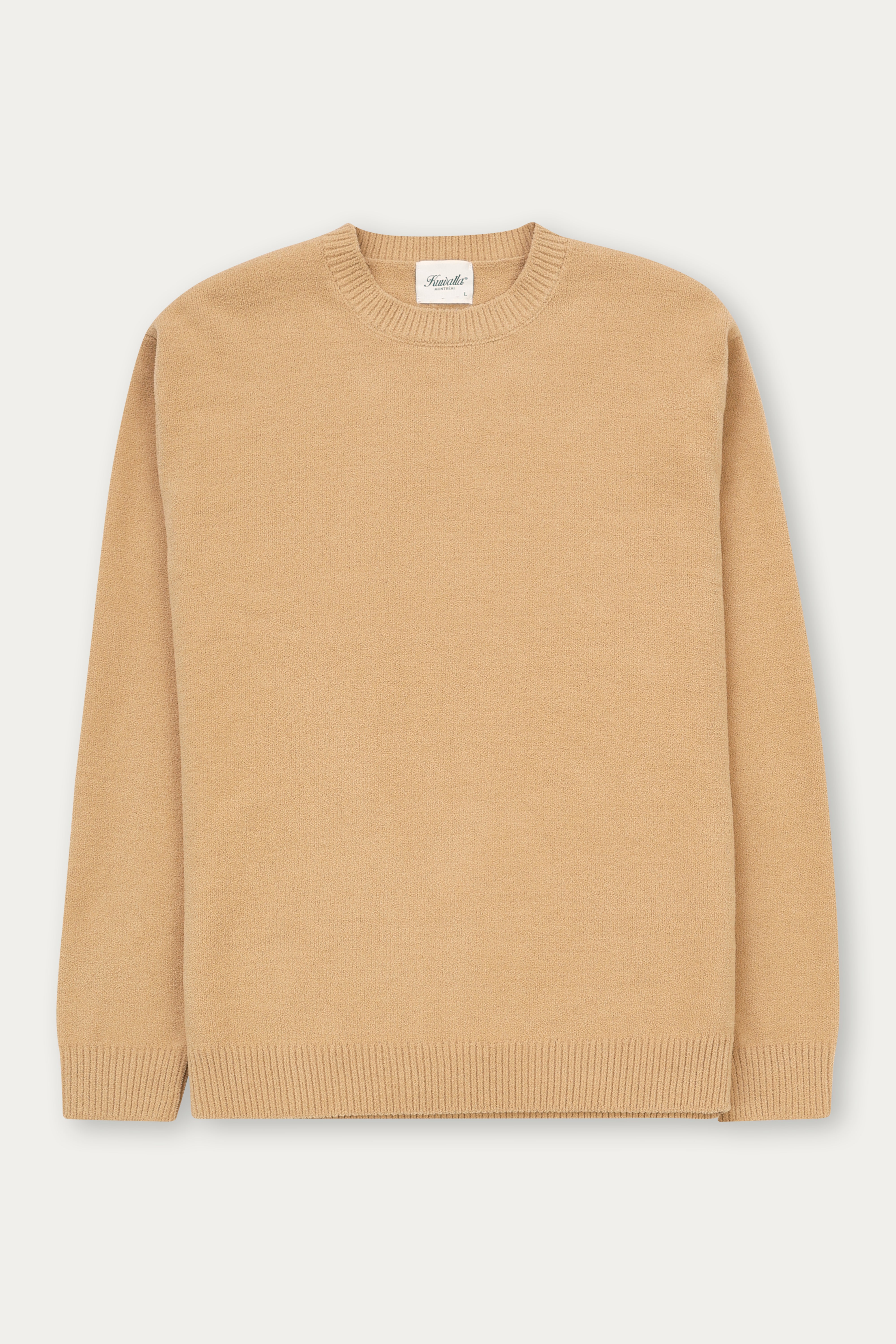Textured Knit Crew