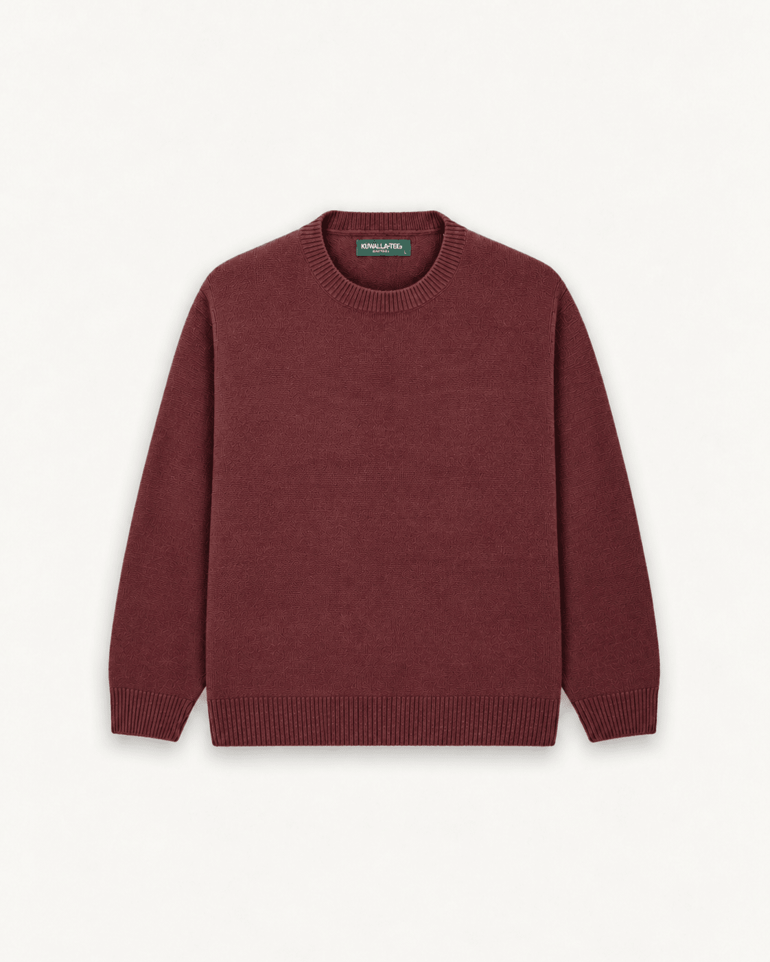 Textured Knit Crew