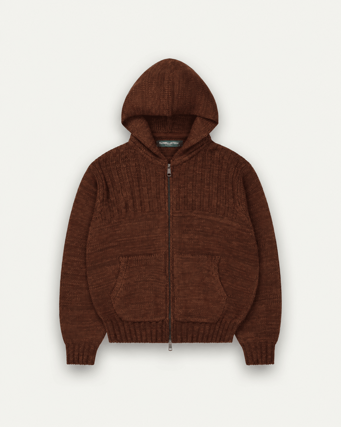 Knitted Zip Hoodie