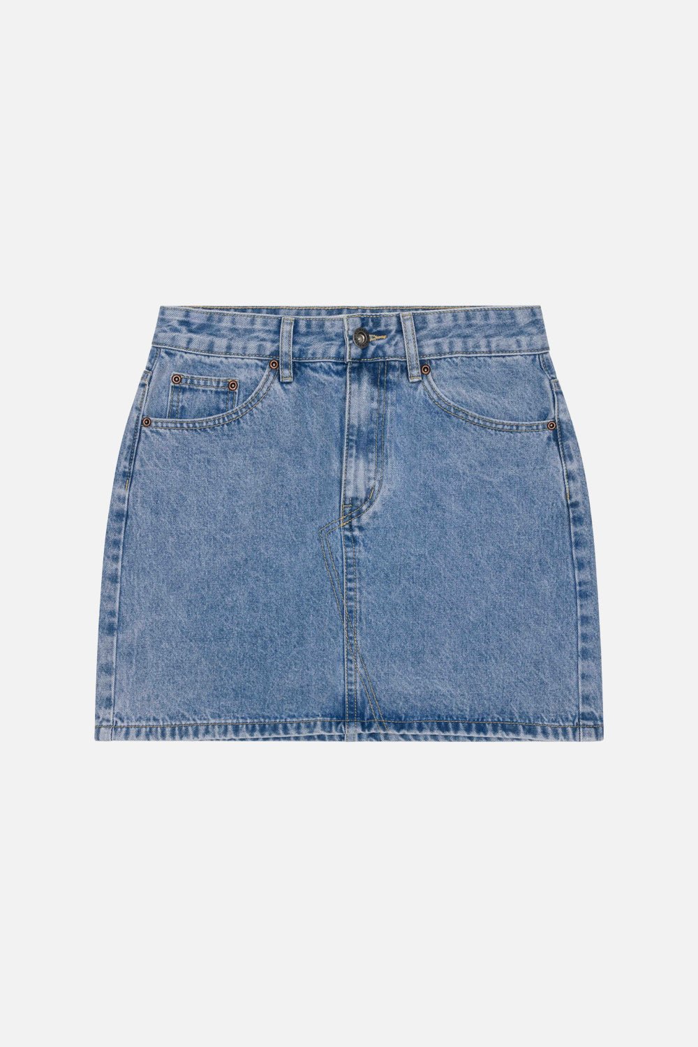 Mini Denim Skirt Mid Blue 24