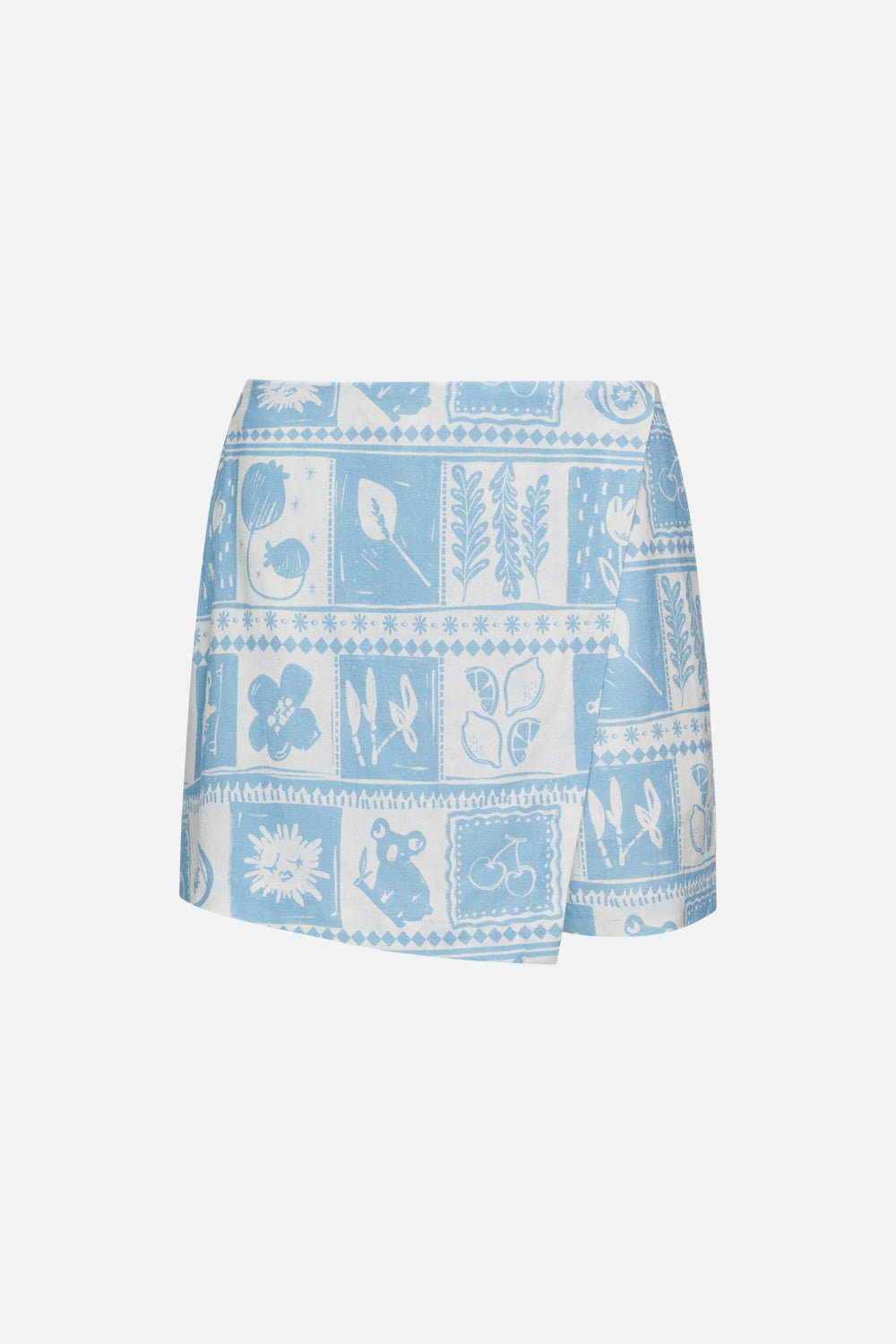 Jupe-short en lin Gali