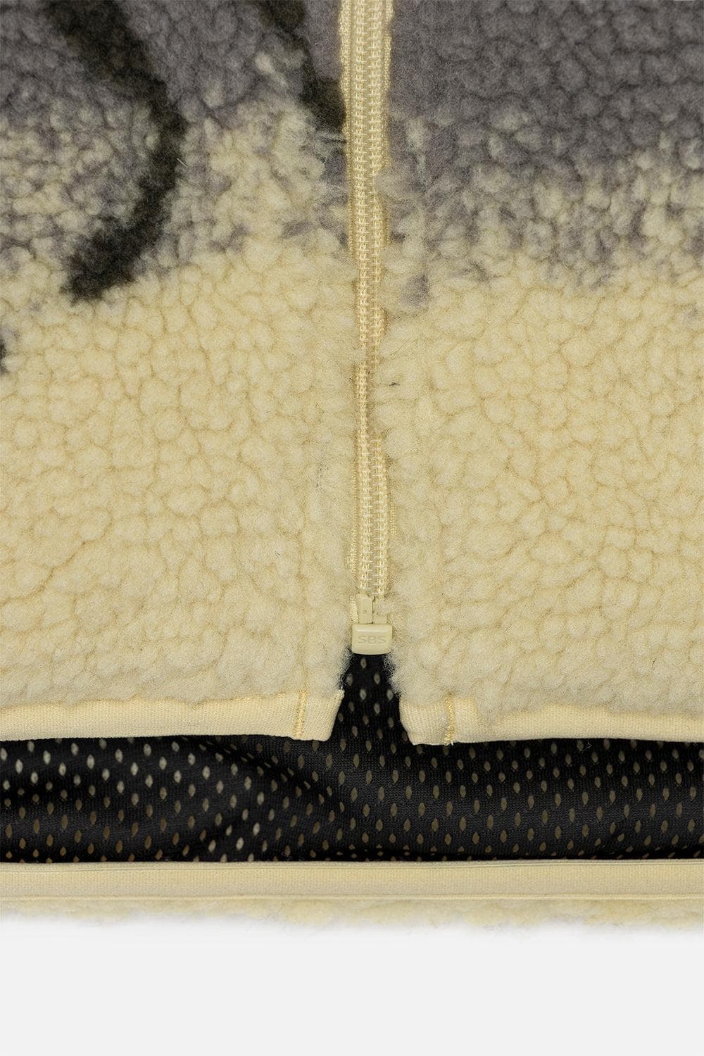 Veste en molleton éponge imprimé