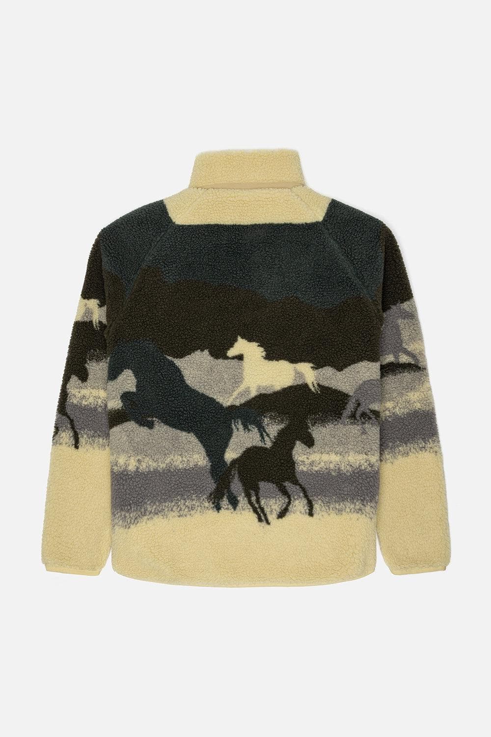 Veste en molleton éponge imprimé