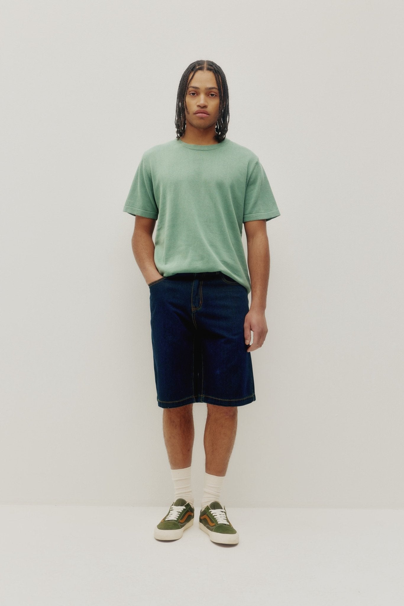 Linen Knit Tee