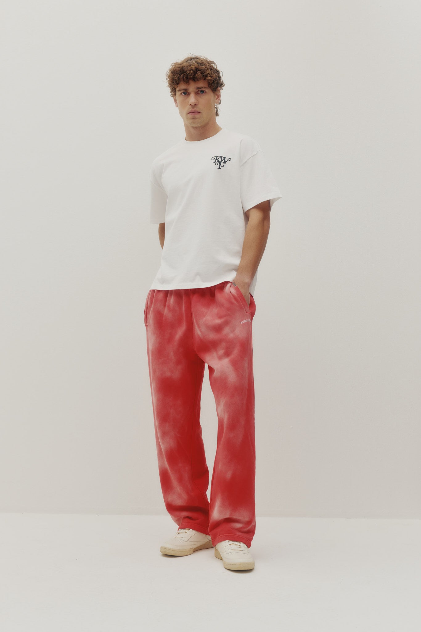 Faded Straight Leg Sweatpant