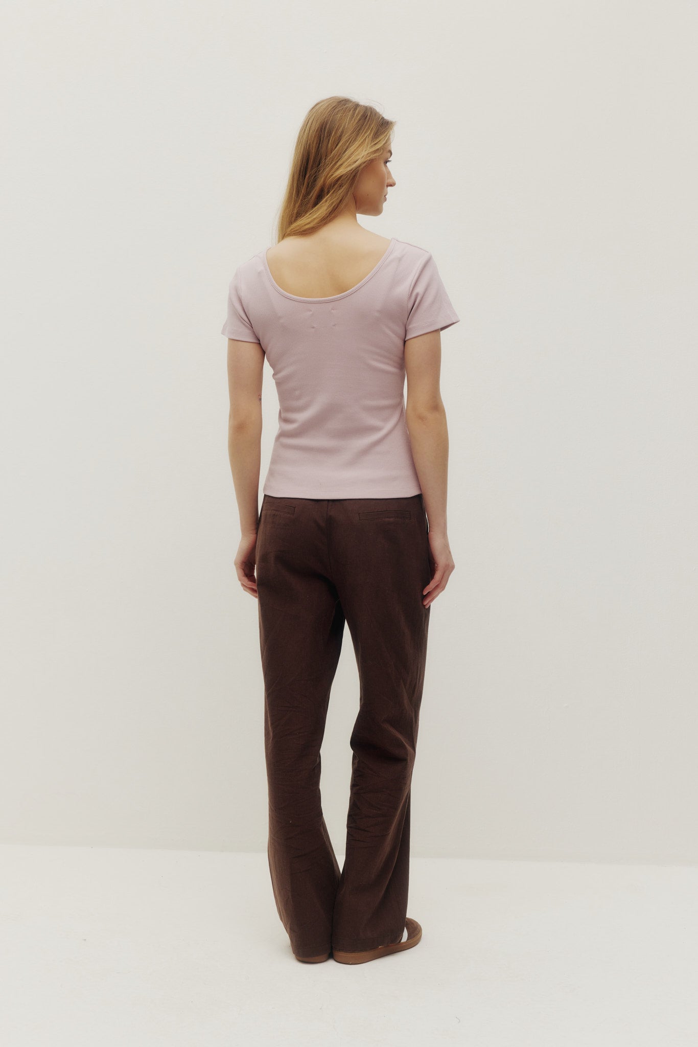 Selena Double Rib Squareneck