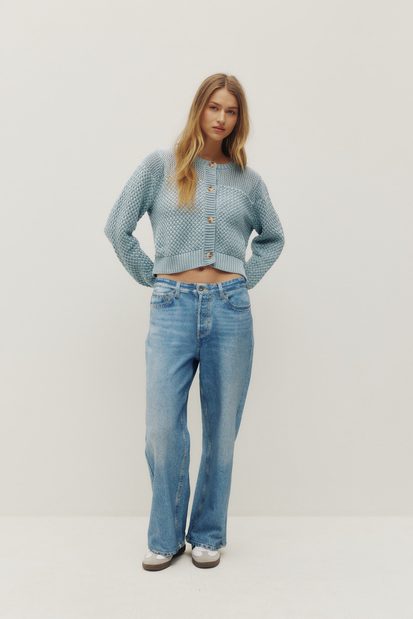 Printed French Terry Jeans