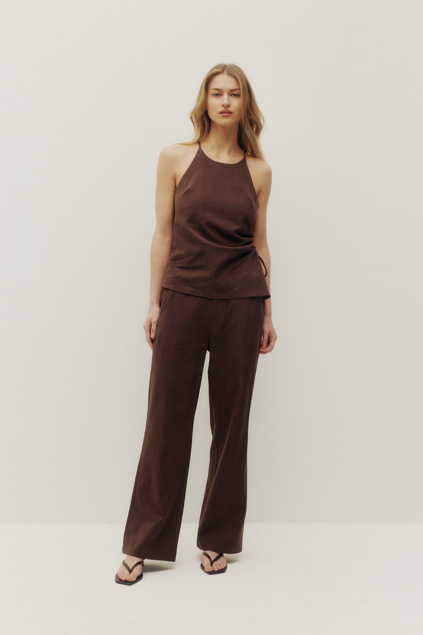Terri Linen Halter
