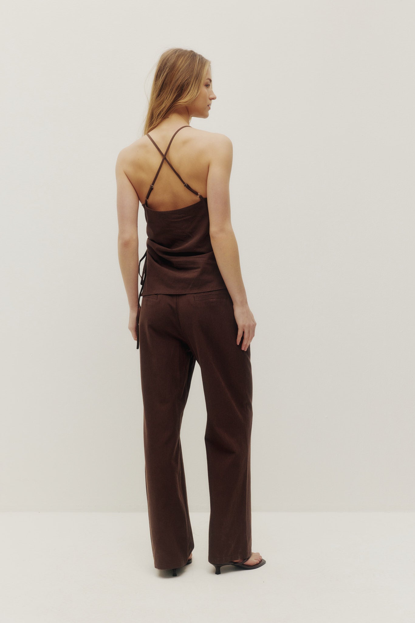 Terri Linen Halter