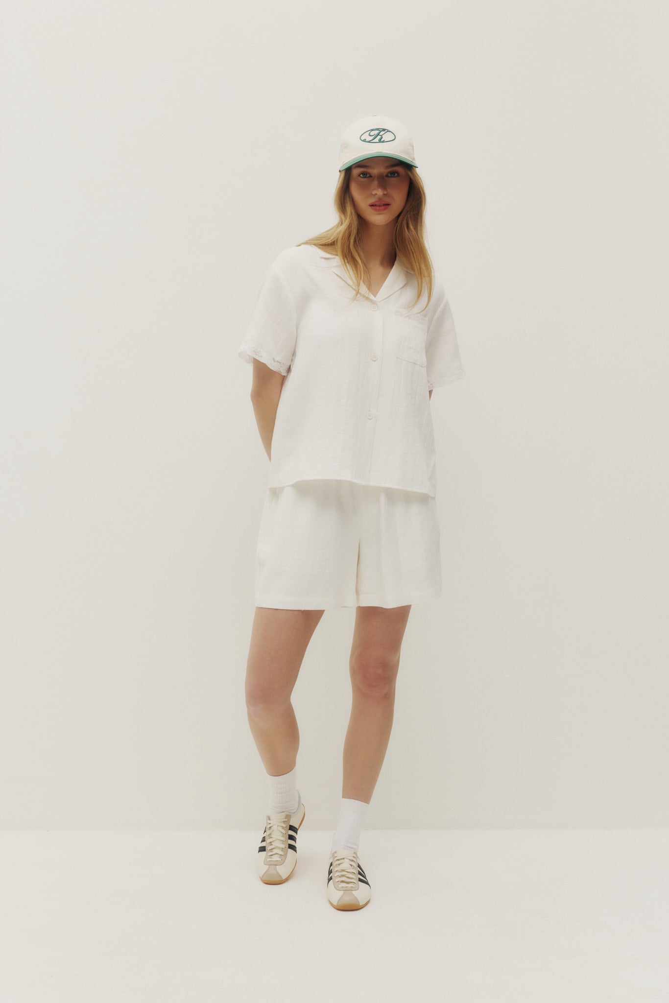 Lace Linen Shorts